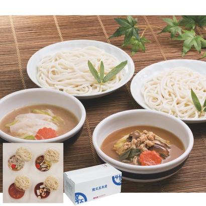 <寛文五年堂>いなにわ手揉み生うどん・濃厚旨味スープつけめん4種詰合せの画像