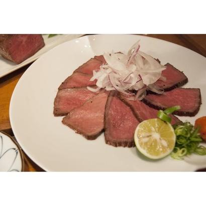 兵庫県・神戸三宮「魚・肉料理あわじ」黒毛和牛ローストビーフ【全国グルメお取り寄せ便】の画像