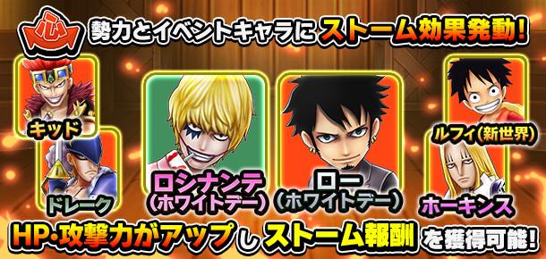 キャラ勢力獲得イベント Whitememory 公式 サウスト One Piece サウザンドストーム最速攻略wiki